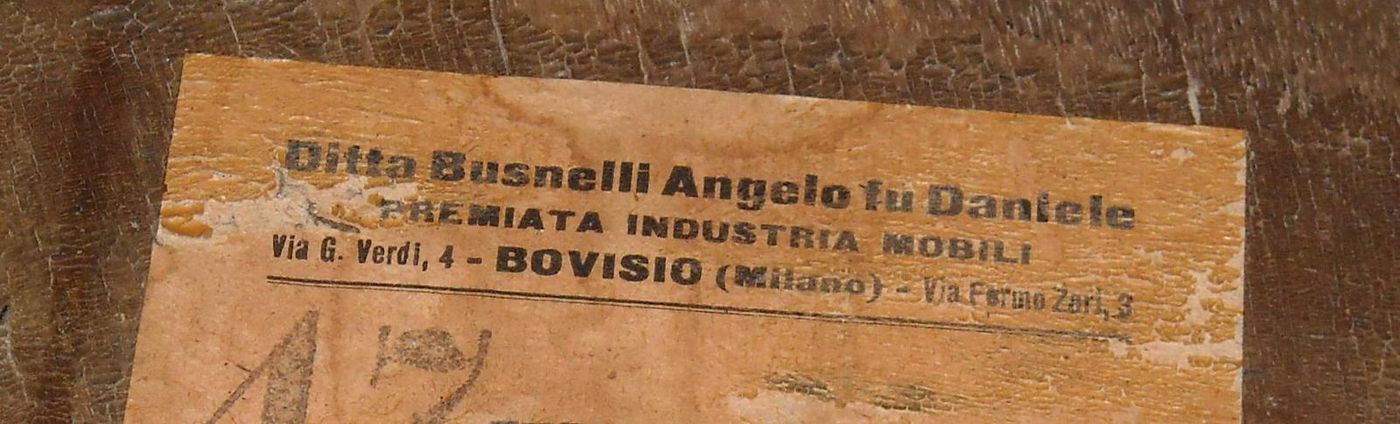 Coppia Di Comodini Art Déco Angelo Busnelli Anni '30 '40 Milano