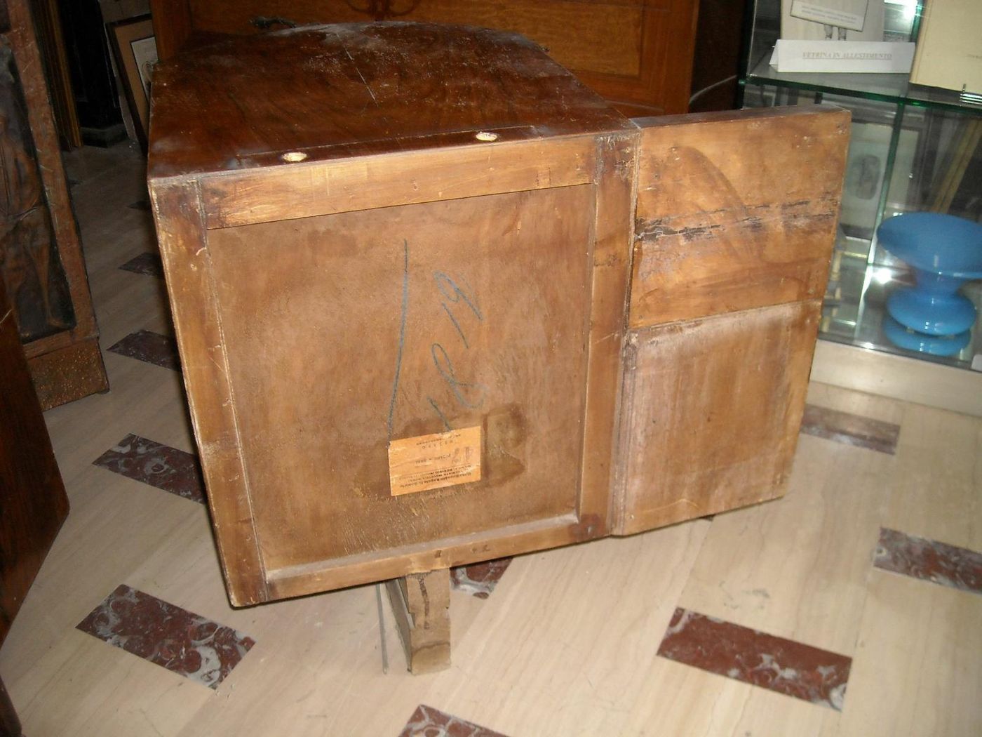 Coppia Di Comodini Art Déco Angelo Busnelli Anni '30 '40 Milano