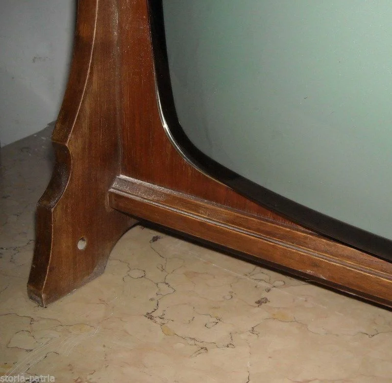 Tedas Apollo Television, 1960s, Todi, Vintage Wooden Cabinet
