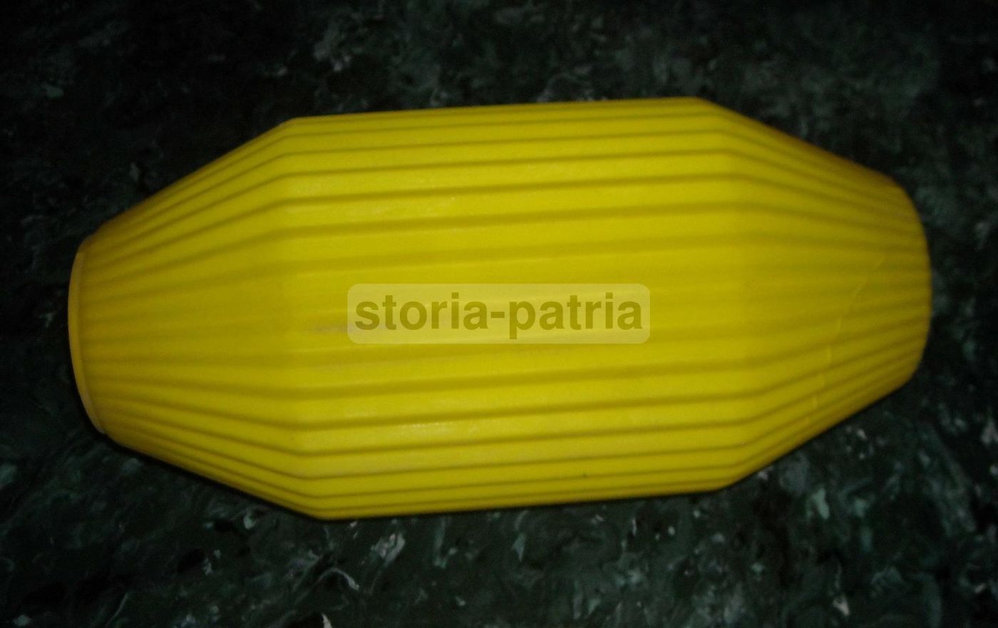 Vetro Giallo Per Lampada Anni '50, Modernariato
