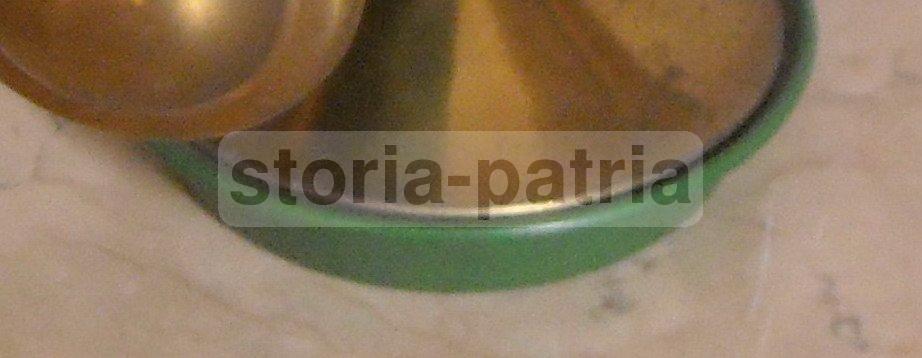 Lampada Da Tavolo Vintage Anni '60 Design Italiano Metallo Verde