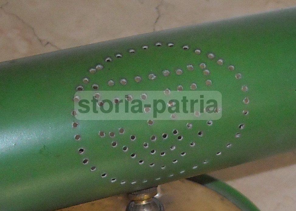 Lampada Da Tavolo Vintage Anni '60 Design Italiano Metallo Verde