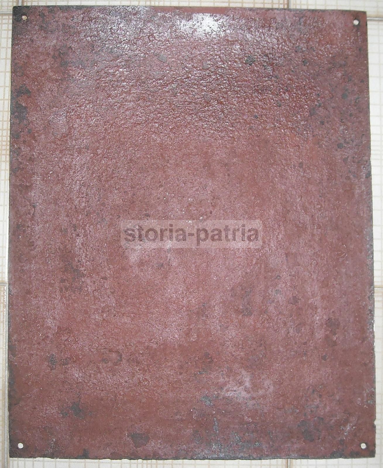 Targa Pubblicitaria Opel "Der Sieger" Latta Vintage Auto Da Corsa