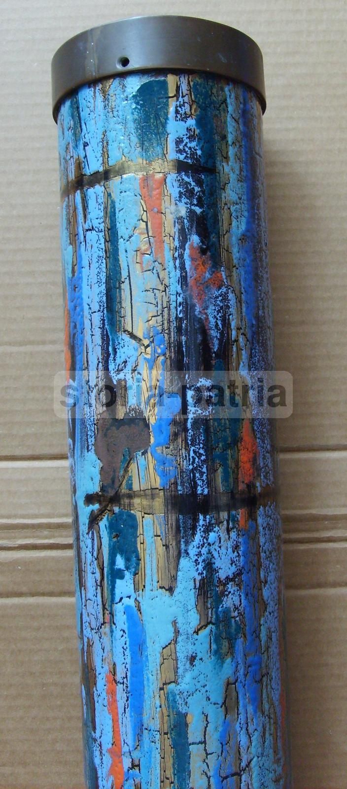 Lampada Da Pavimento In Rame Smaltato, Anni '60, Modernariato E Design