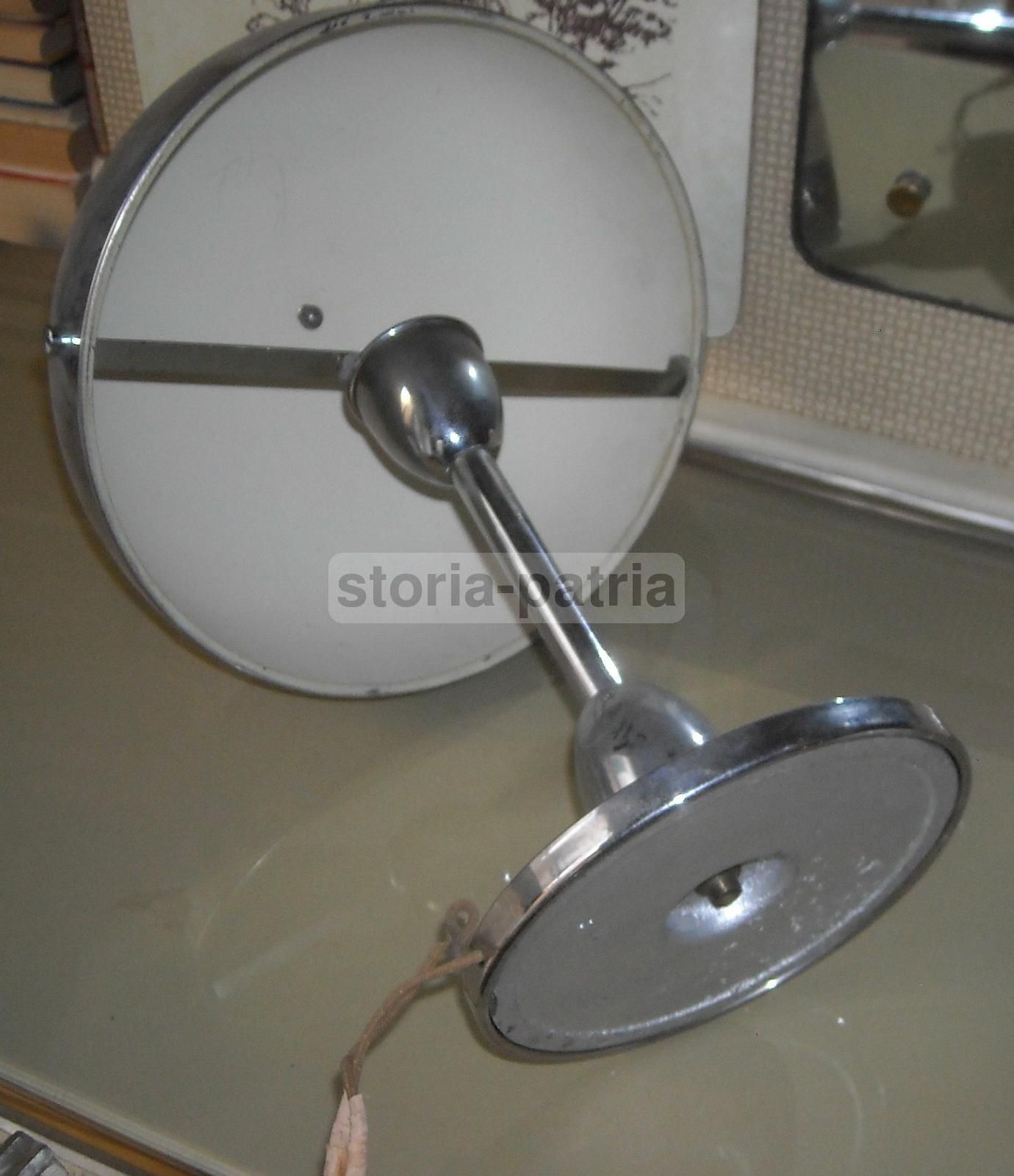 Lampada Da Scrivania Vintage Anni '50 Cromata Orientabile Modernariato