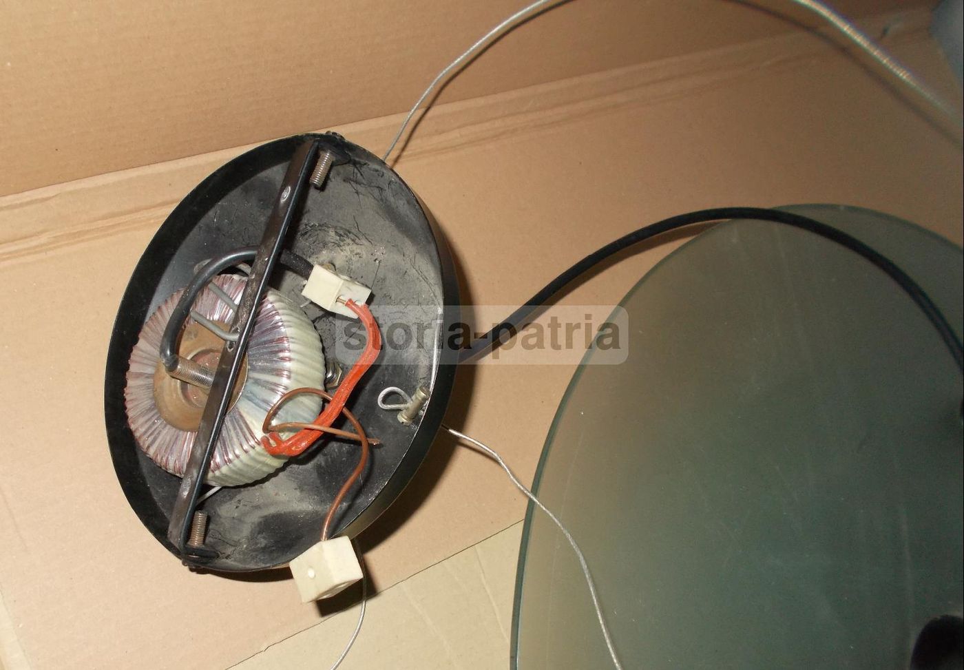 Lampada A Sospensione A Tre Dischi In Vetro, Anni '70 '90, Modernariato