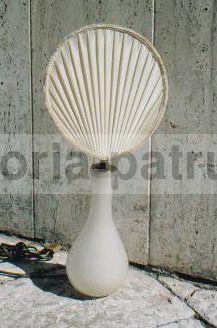 Lampada Da Tavolo Mister Luna Beppe Vida Vetro Anni 70