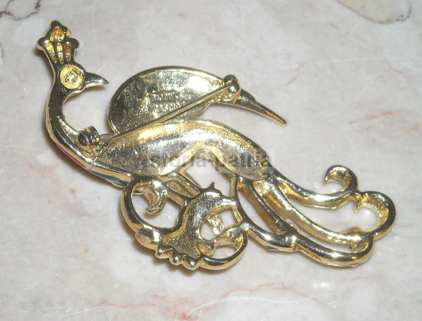 Spilla Vintage Bijoux Cascio Animale Fantastico Anni '60 Smaltata