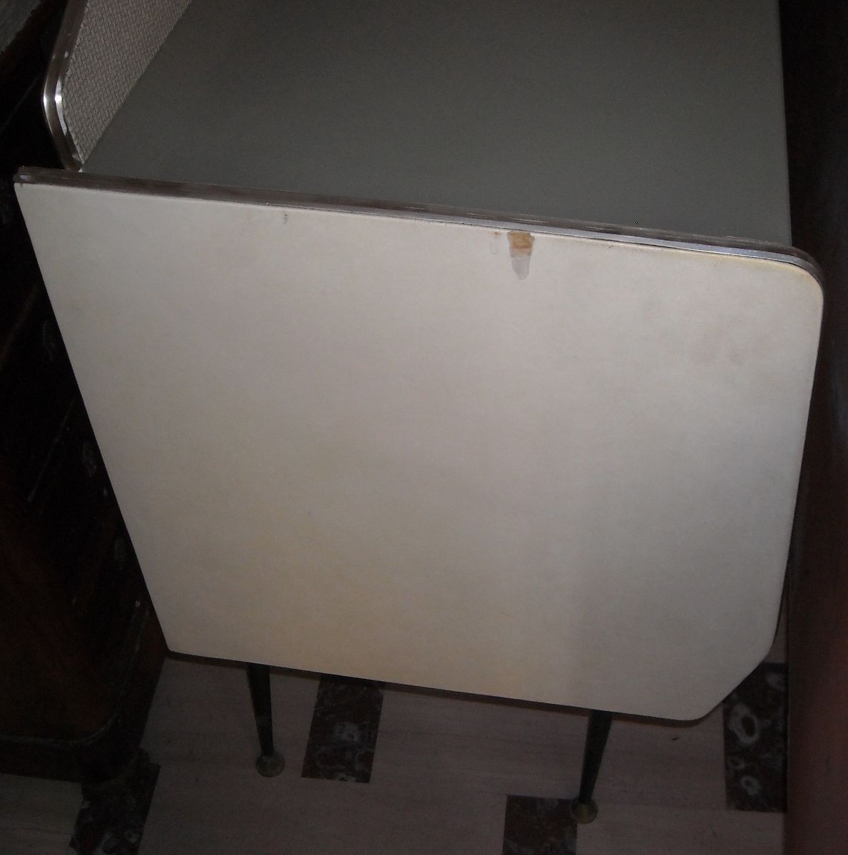 Credenza Modernariato Anni 50, Design Italiano Con Vetrina In Legno E Vetro
