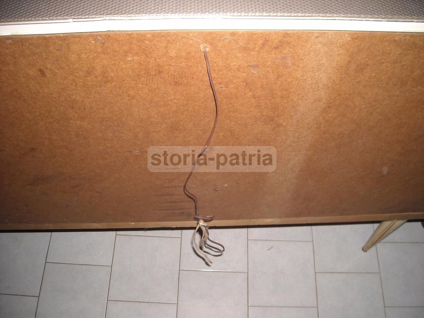 Credenza Modernariato Anni '50 Con Vetri Incisi E Specchi