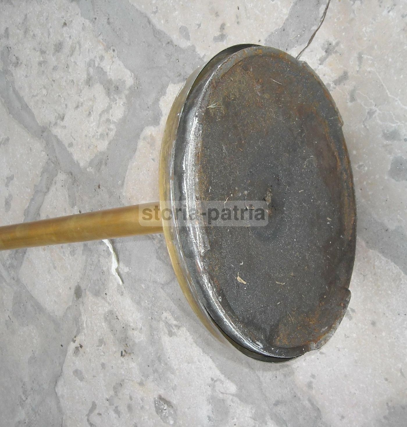 Lampada Da Pavimento Piantana In Ottone, Anni '60 '80, Design Italiano