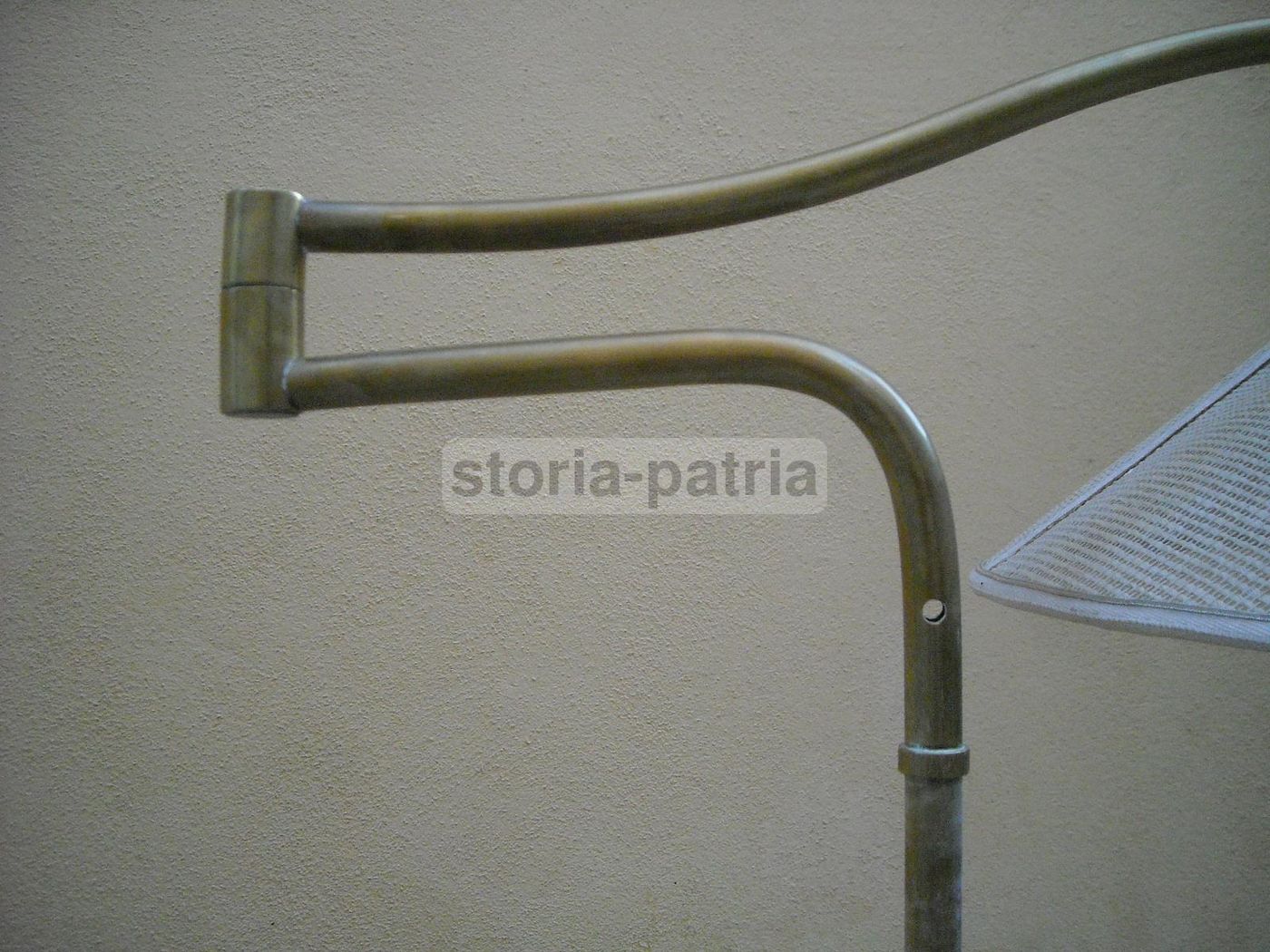 Lampada Da Pavimento Piantana In Ottone, Anni '60 '80, Design Italiano