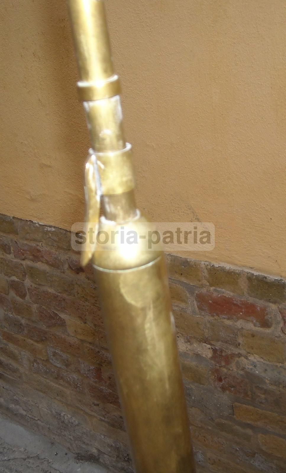 Lampada Piantana In Ottone, Design Italiano Anni '60 '70