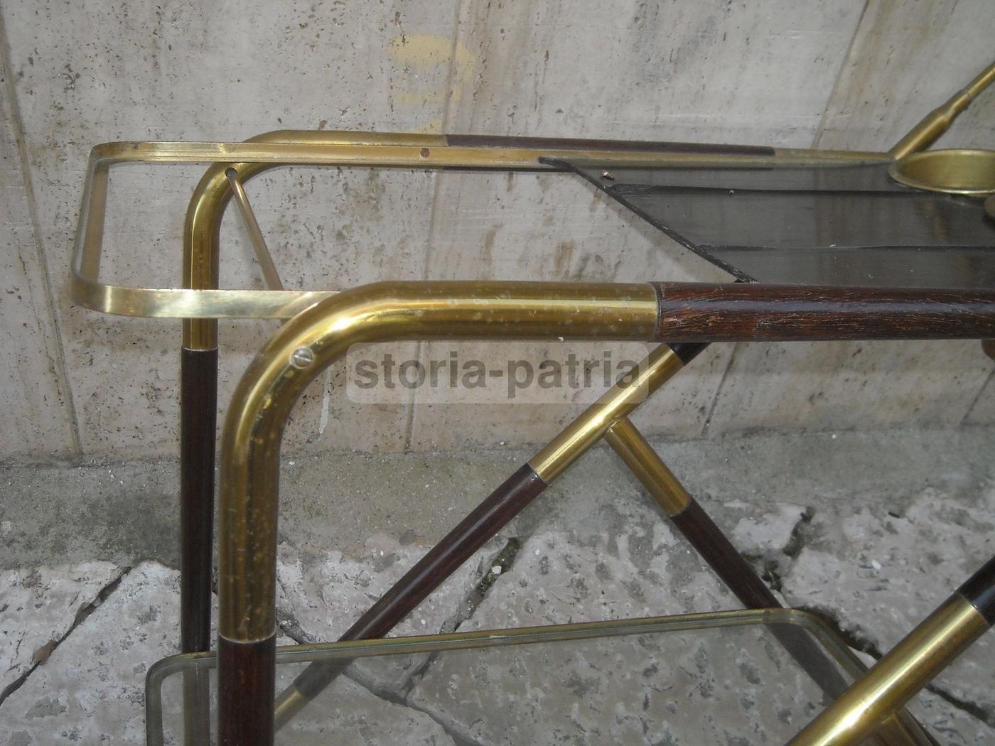 Carrello Portavivande Anni 50 Con Vassoio Removibile E Ruote