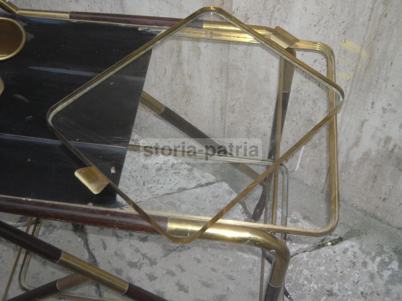 Carrello Portavivande Anni 50 Con Vassoio Removibile E Ruote