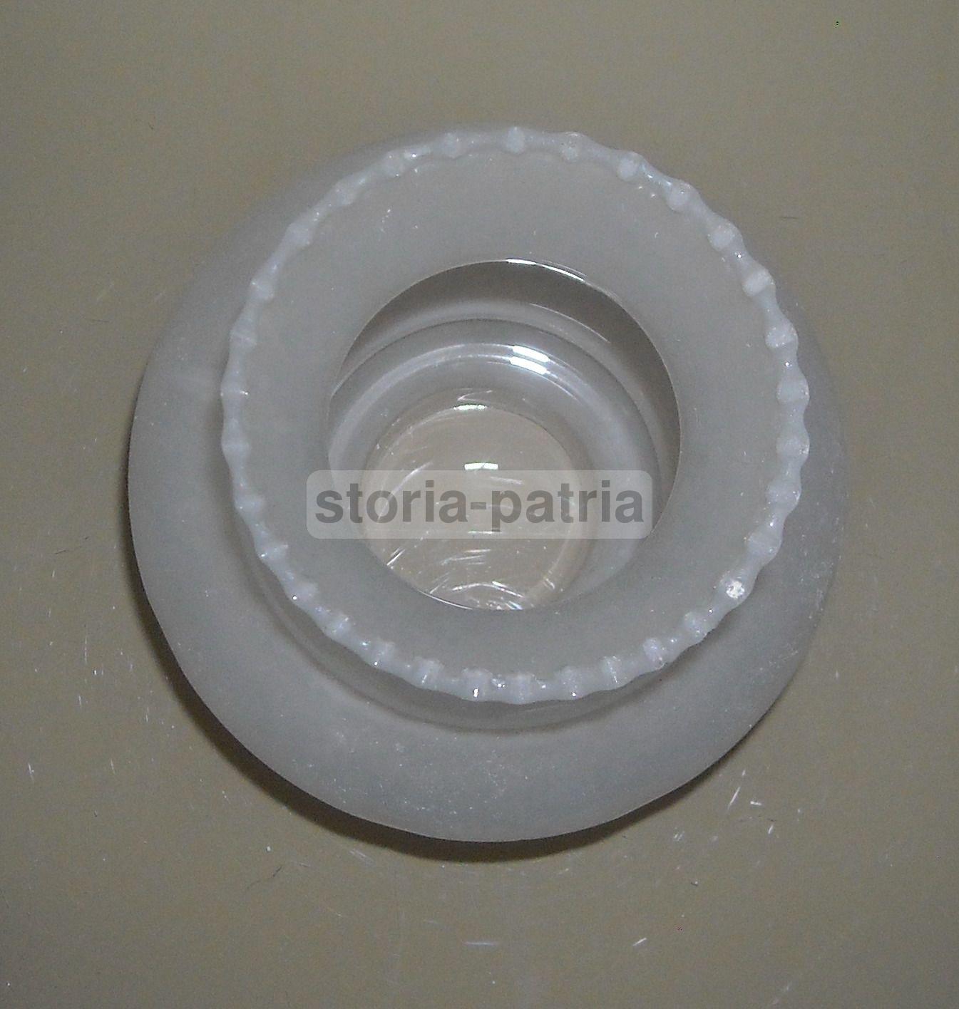 Coppa In Vetro Satinato Per Lampada O Lampadario, Anni '40 '60