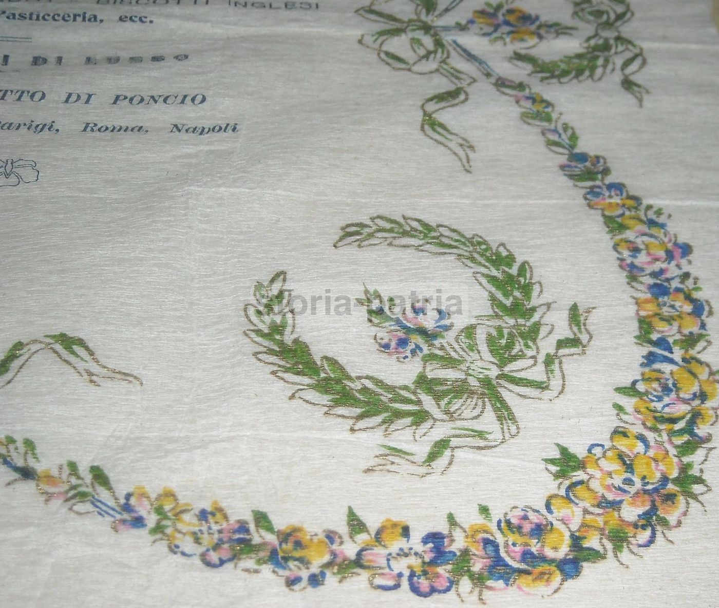 Stampa Pubblicitaria Liberty Giuseppe Di Toro Campobasso 1900