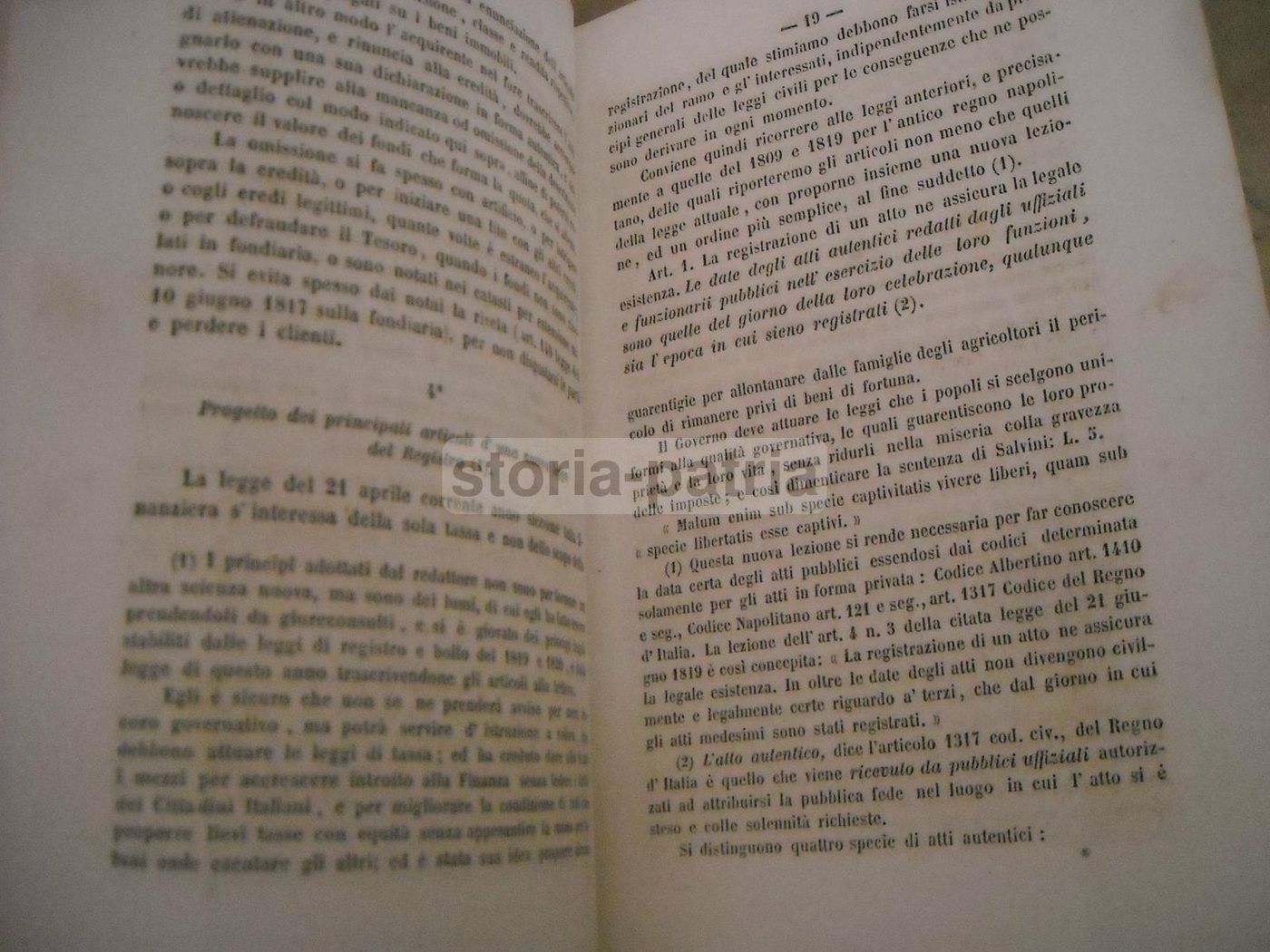 Sanchez: Progetto Di Riforma Delle Leggi Di Registro, Ipoteche E Bollo, 1862 Campobasso