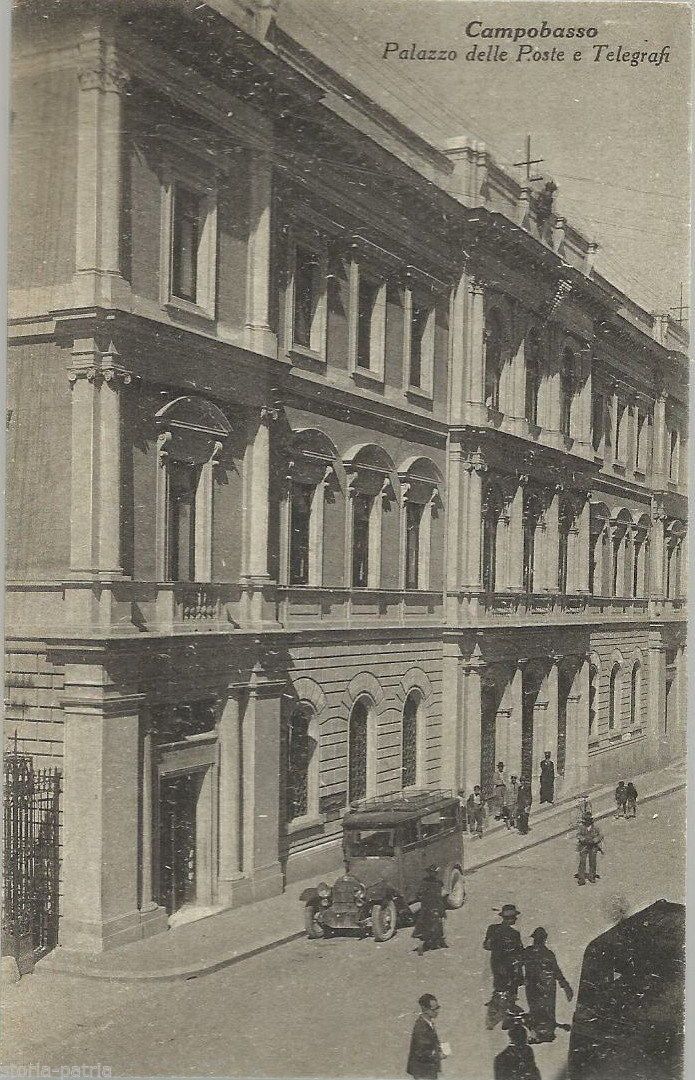 Cartolina Campobasso Palazzo Delle Poste E Telegrafi   Anni '20 '30
