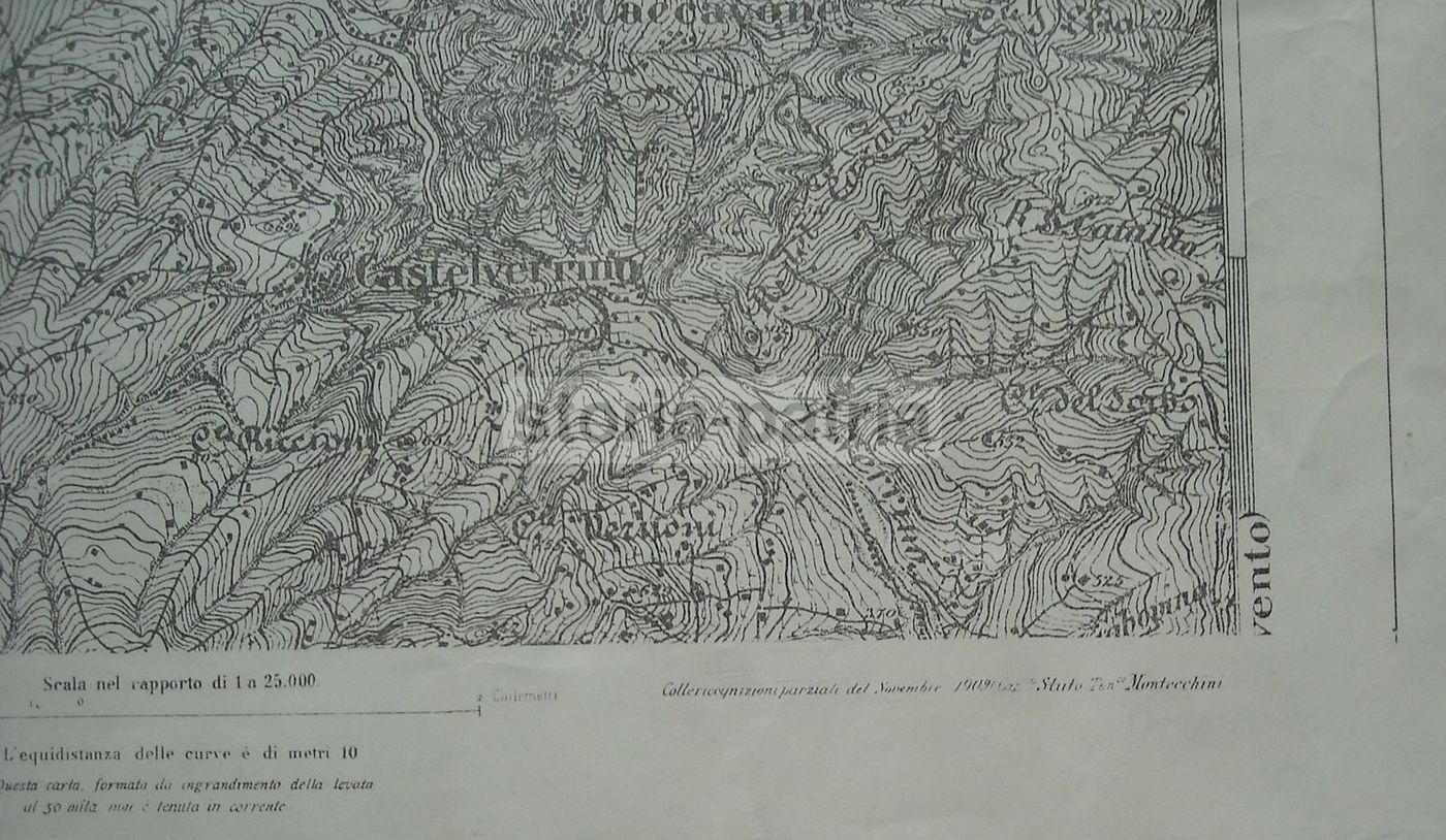 Mappa Topografica Di Agnone (Isernia) E Alcamo (Sicilia)