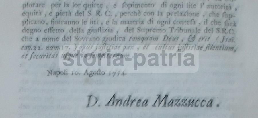 Allegazione Giuridica Del 1754 Tra Pescopennataro E Rosello