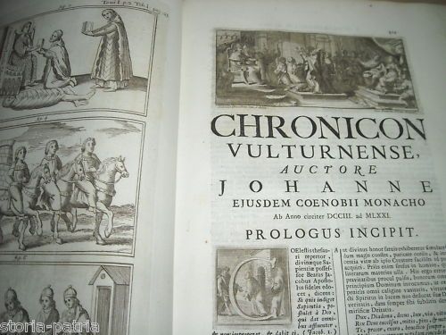 Chronicon Vulturnense Di Giovanni Monaco: Edizione Muratori 1723