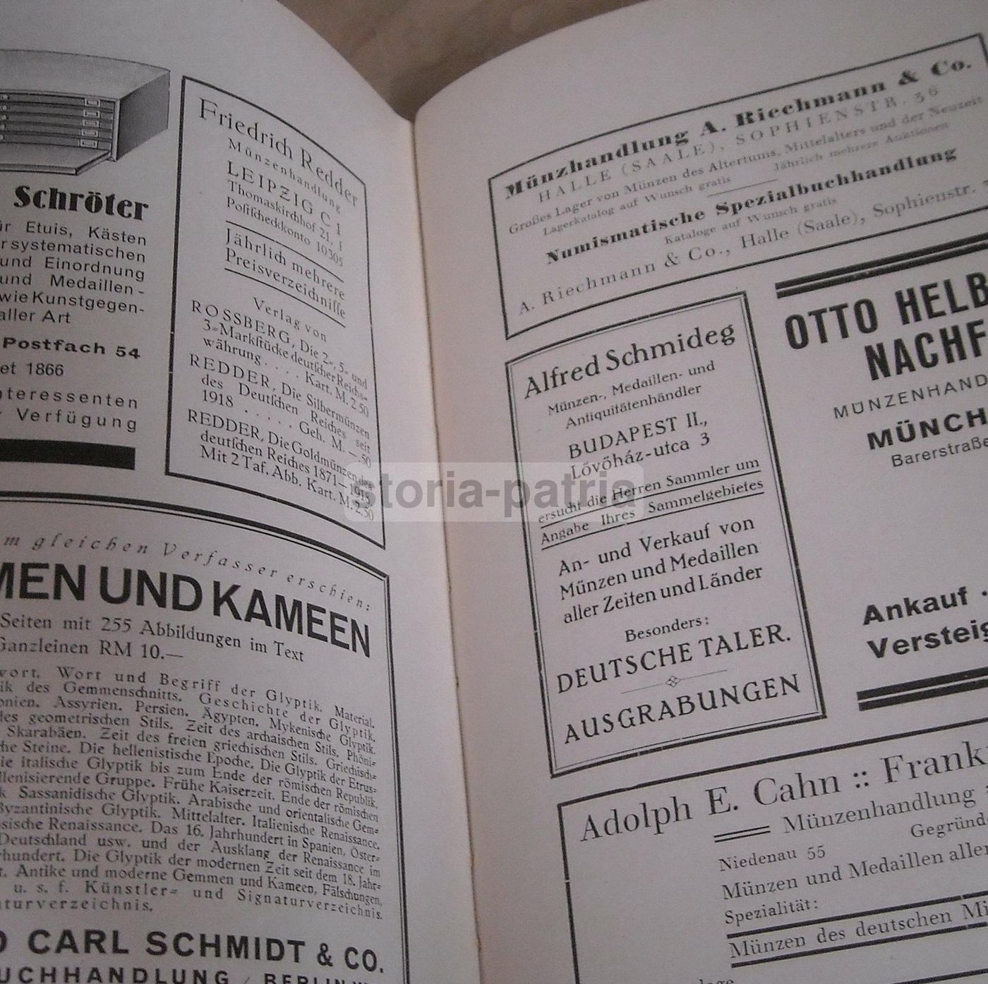 Monete Tedesche Del Medioevo, Hans Gebhart, 1930: Numismatica Germania