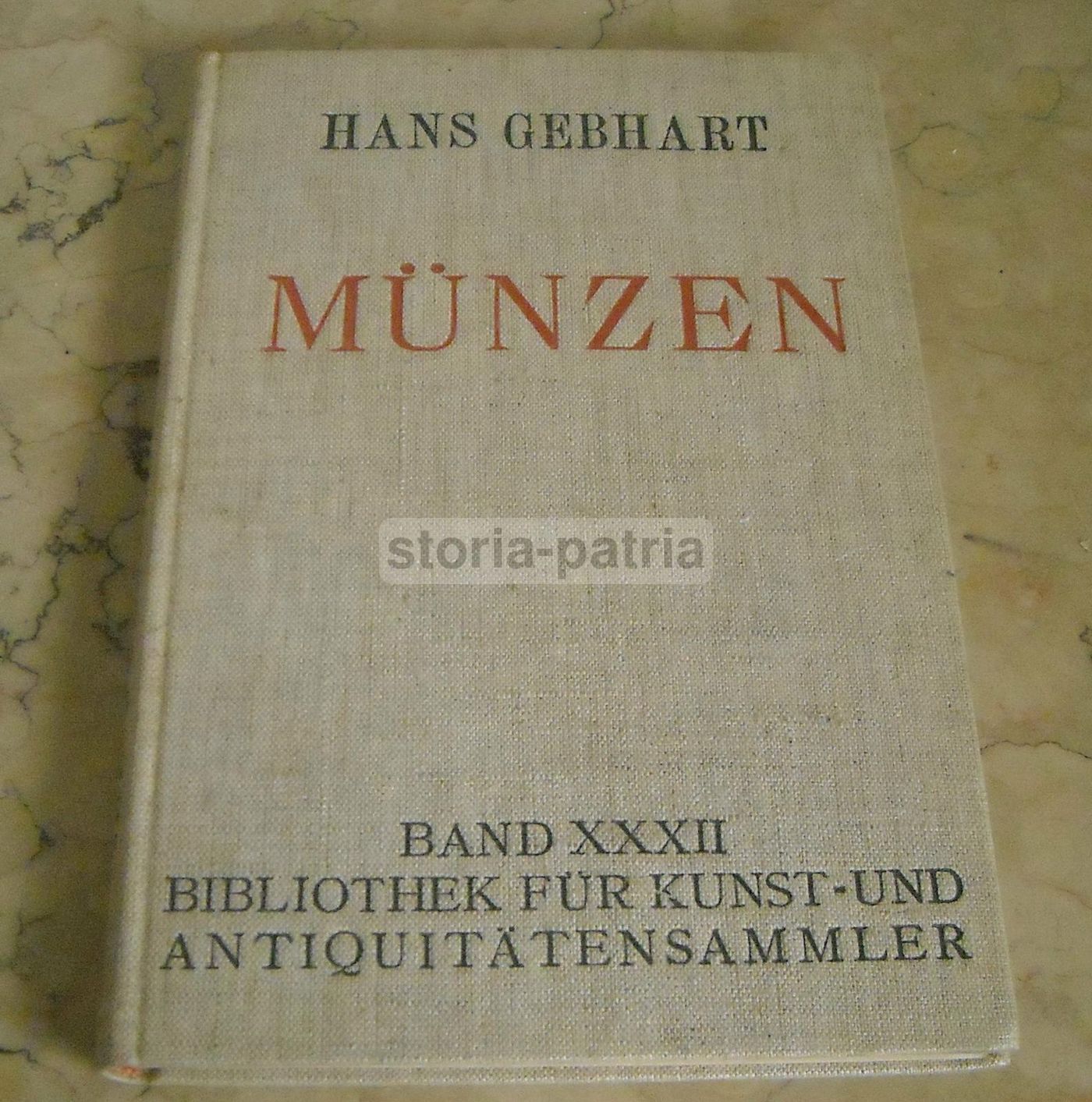 Monete Tedesche Del Medioevo, Hans Gebhart, 1930: Numismatica Germania
