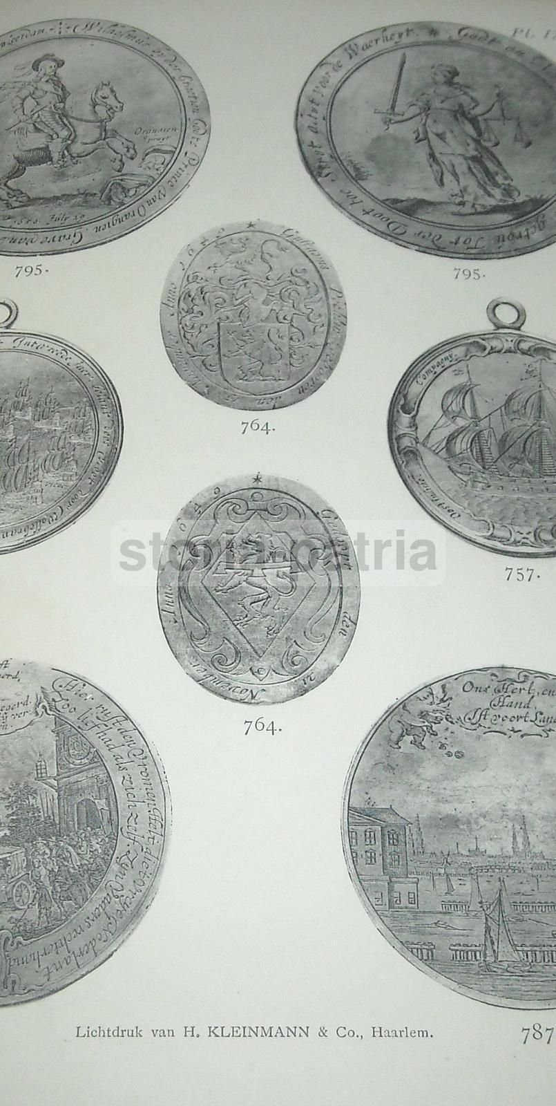 Catalogo Medaglie Olandesi 1903 Numismatica Paesi Bassi Illustrato