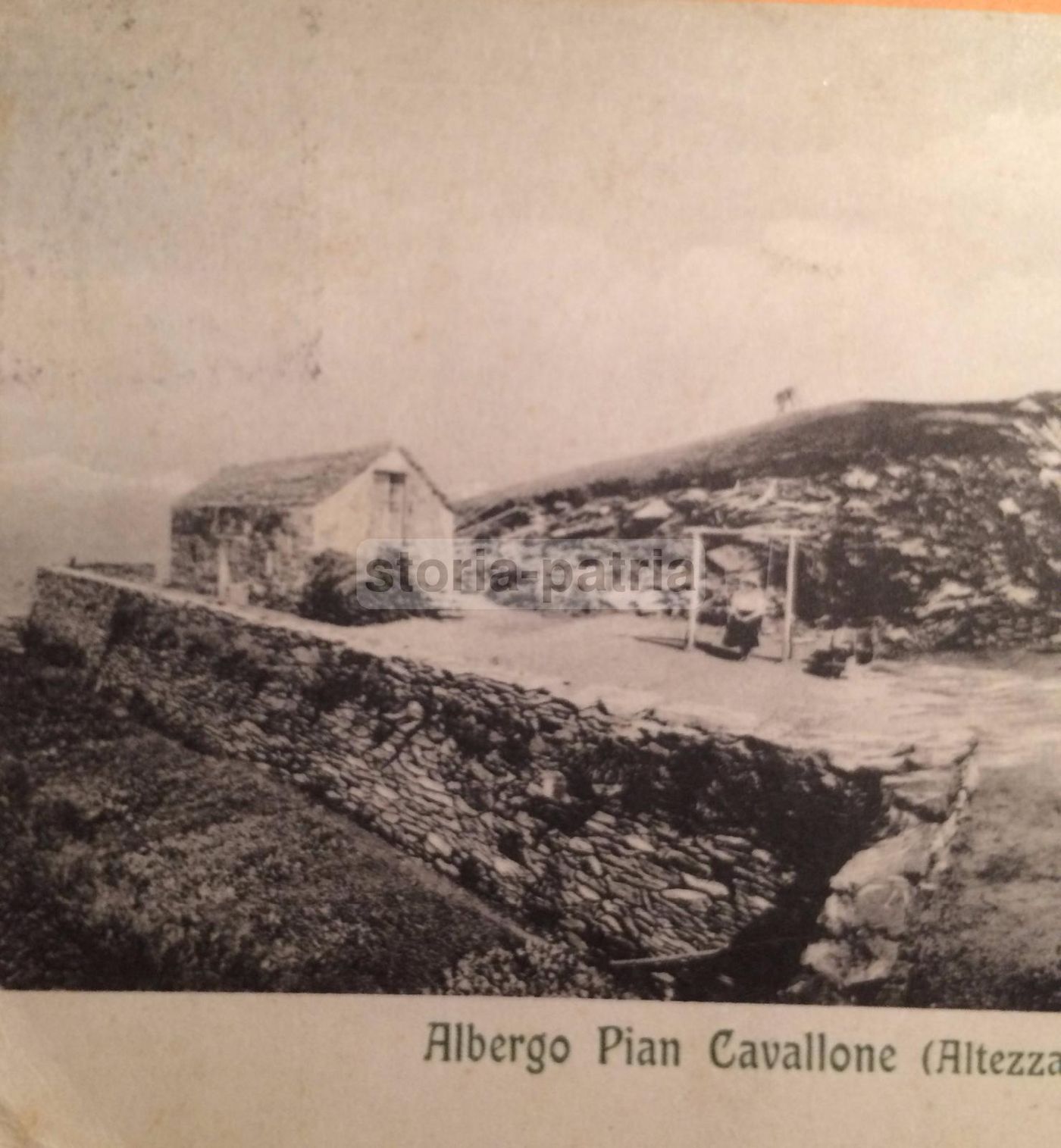 Cartolina Pian Cavallone, Albergo Garoni, Foto Caccia, 1914