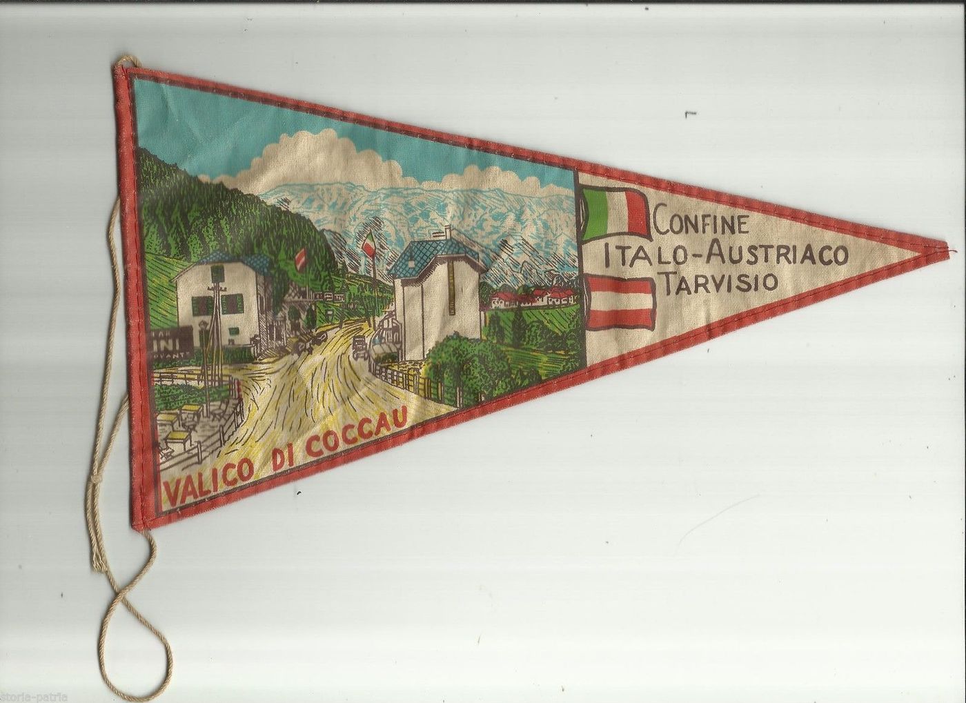 Bandierina Valico Di Coccau, Confine Italo Austriaco, Tarvisio, Anni '50