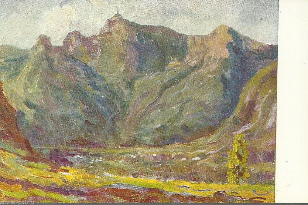 Cartolina Monte Cimone, Ossario Montanina, Giovanetti Sormani, 1930