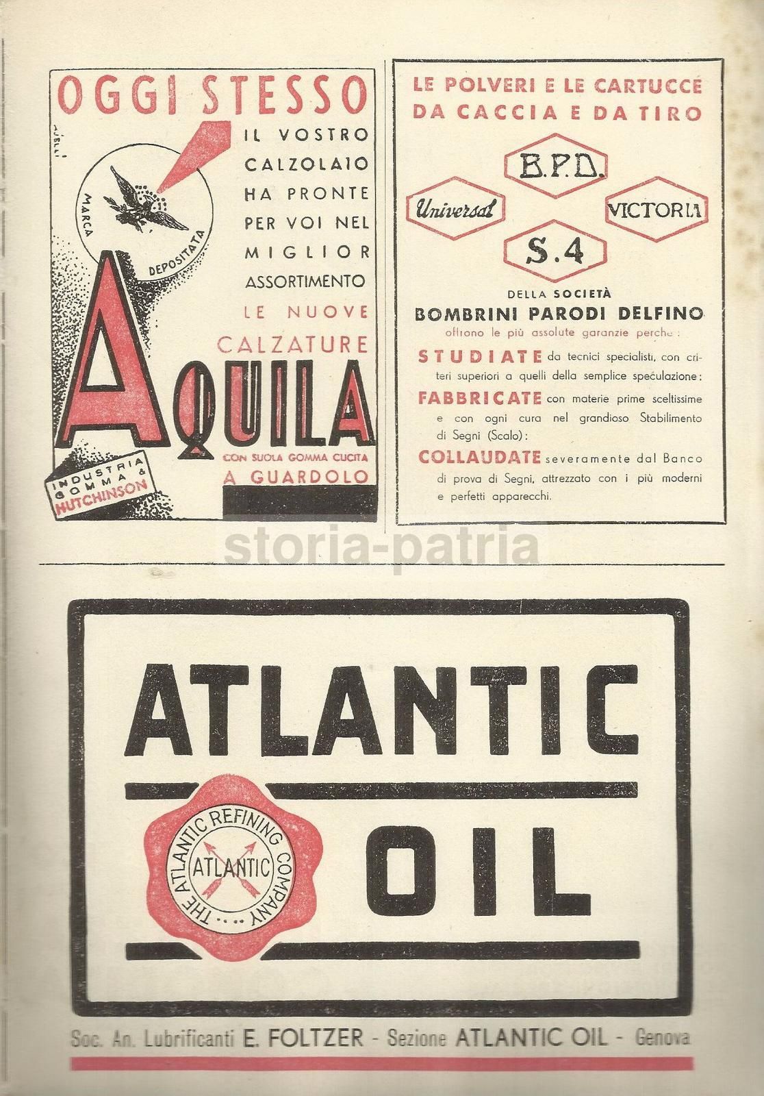 Targa Pubblicitaria Atlantic Oil Anni '30 Insegna Vintage Salil