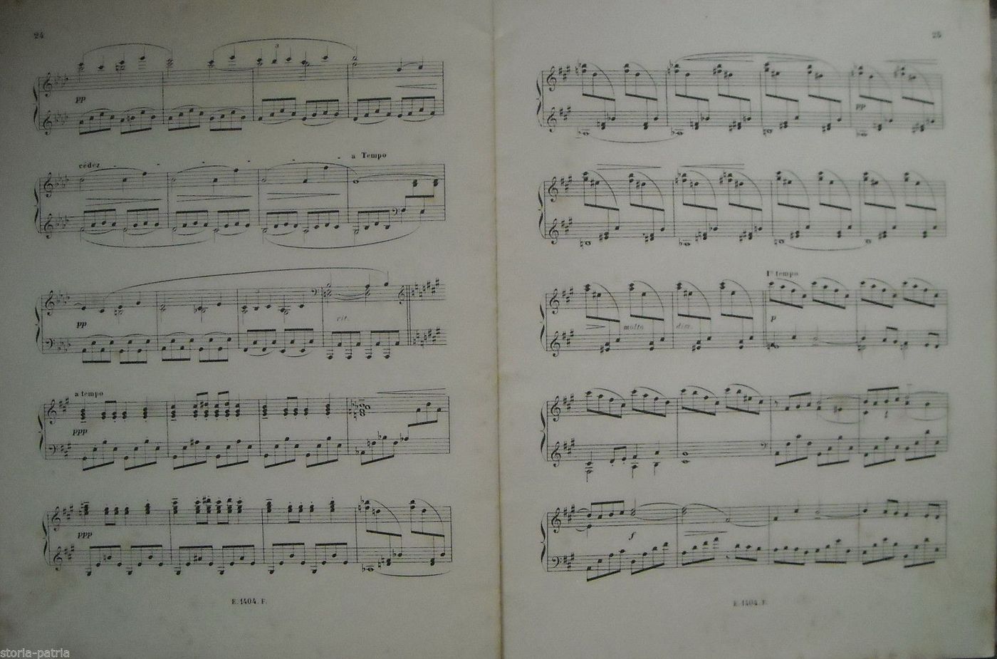 Suite Bergamasque, Debussy. Spartito Originale Fromont, Parigi 1905