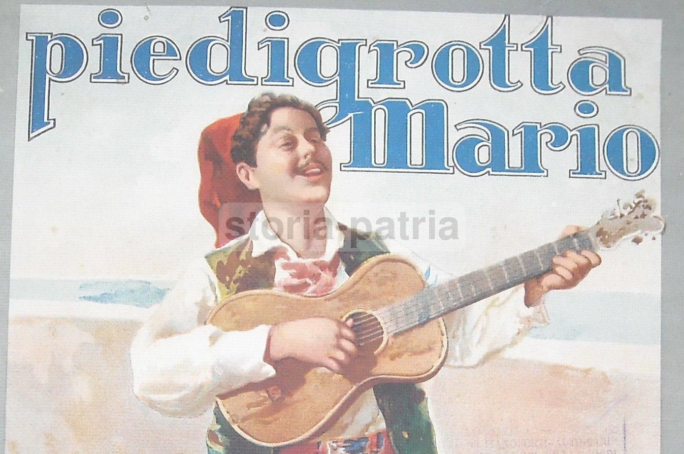 Spartito Musicale Napoletano 1925, Illustrazione Morano, Casa Editrice Mario