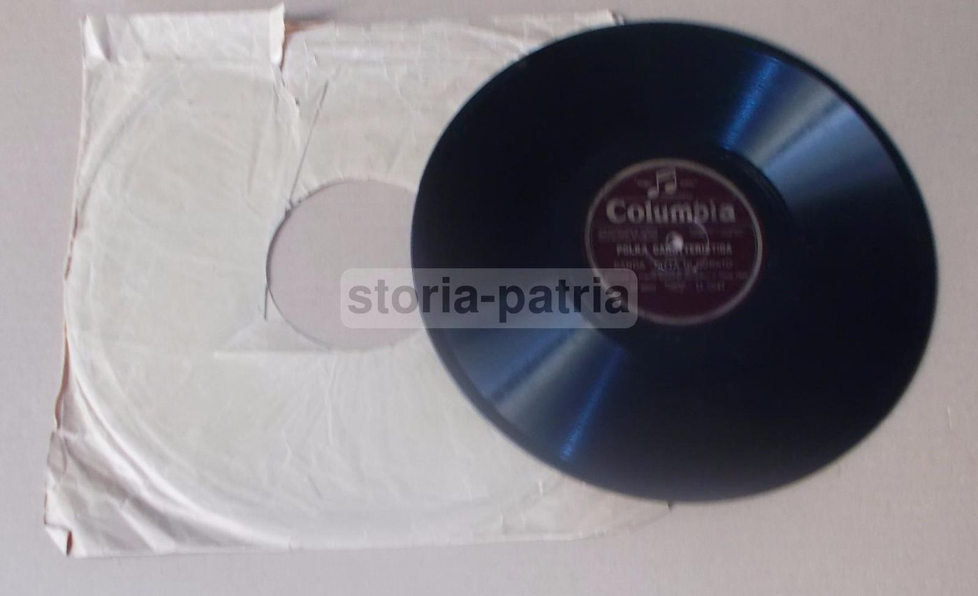 Disco Columbia: Banda "Città Di Corato"   Polka Gidiuli E Mosè Di Rossini