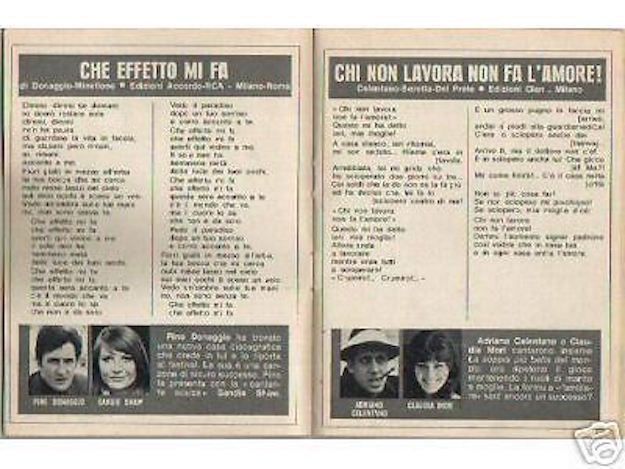 Canzoniere Per Il Ventennale Del Festival Di Sanremo, Anni '70