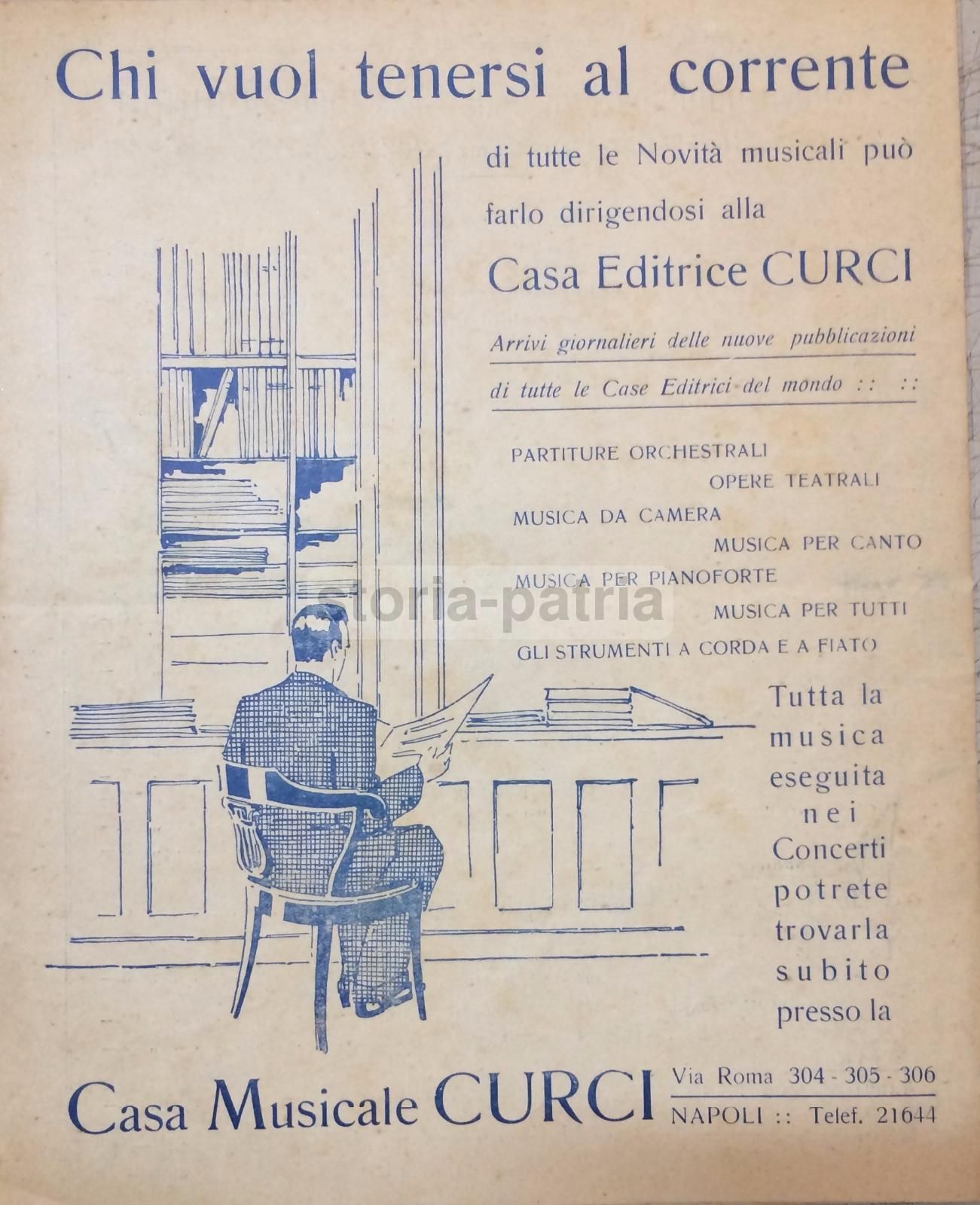 Programma Del Concerto Del Quartetto Pro Arte Di Bruxelles, Napoli, 1931