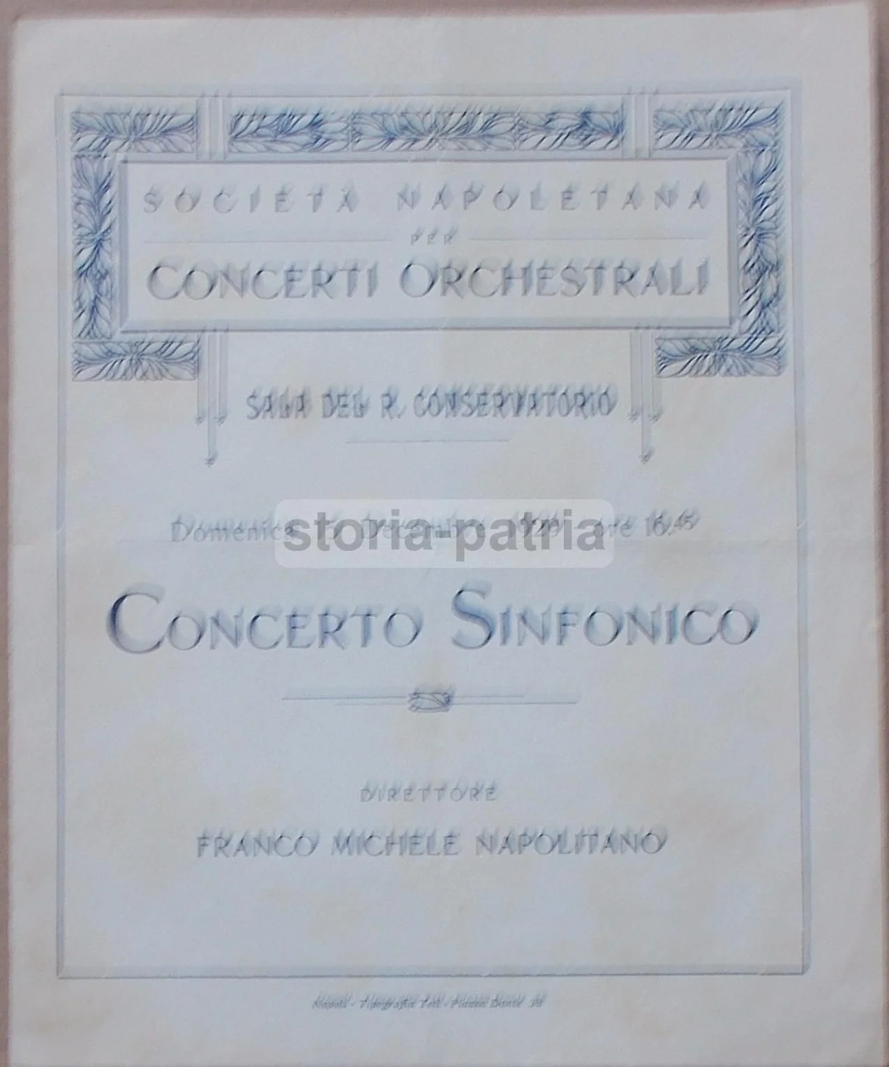 Concerto Sinfonico, Napoli 1929: Sinigaglia, Bloch, Rocca, Kodály