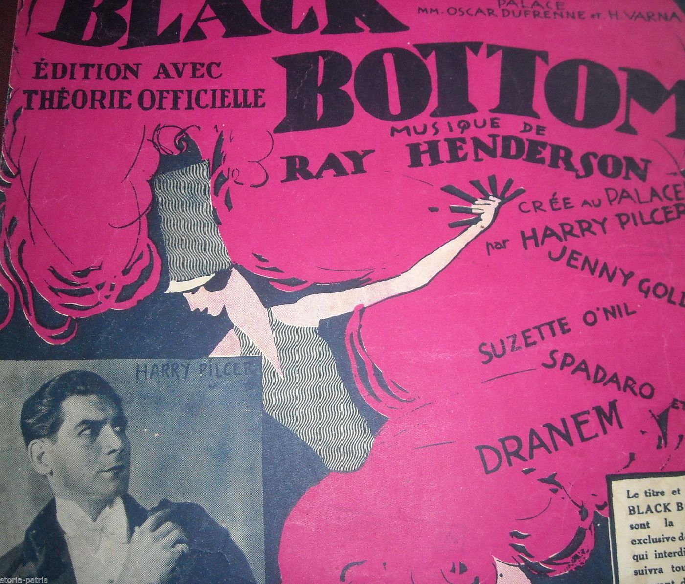 Black Bottom, Spartito Originale 1926, Harry Pilcer, Salabert