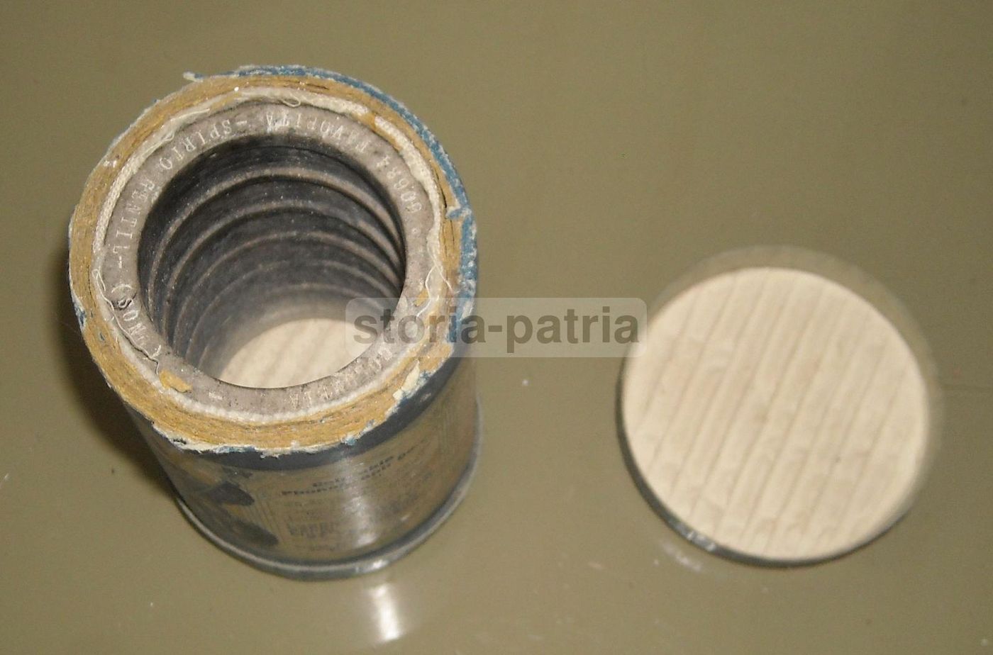 Scatola Pubblicitaria Columbia Phonograph Company, Primi Del Novecento