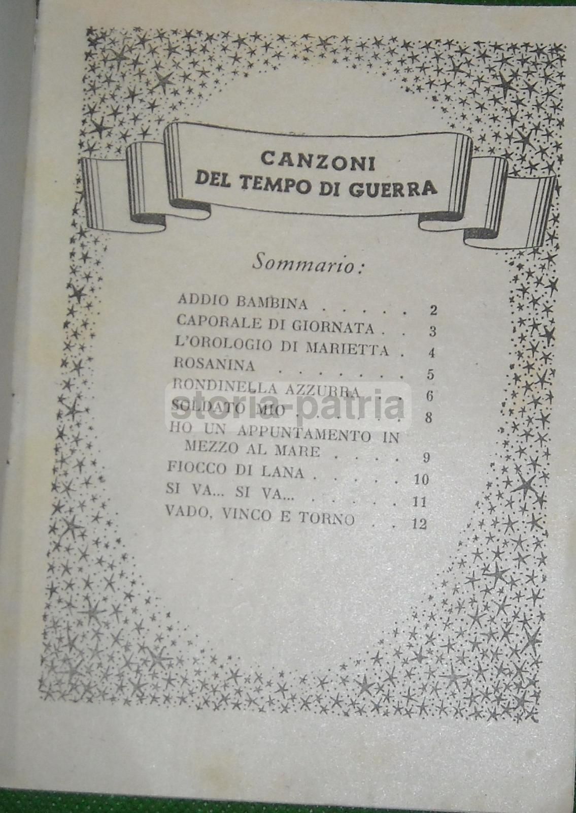 Canzoni Del Tempo Di Guerra, 1942: Rosanina, Vado Vinco E Torno