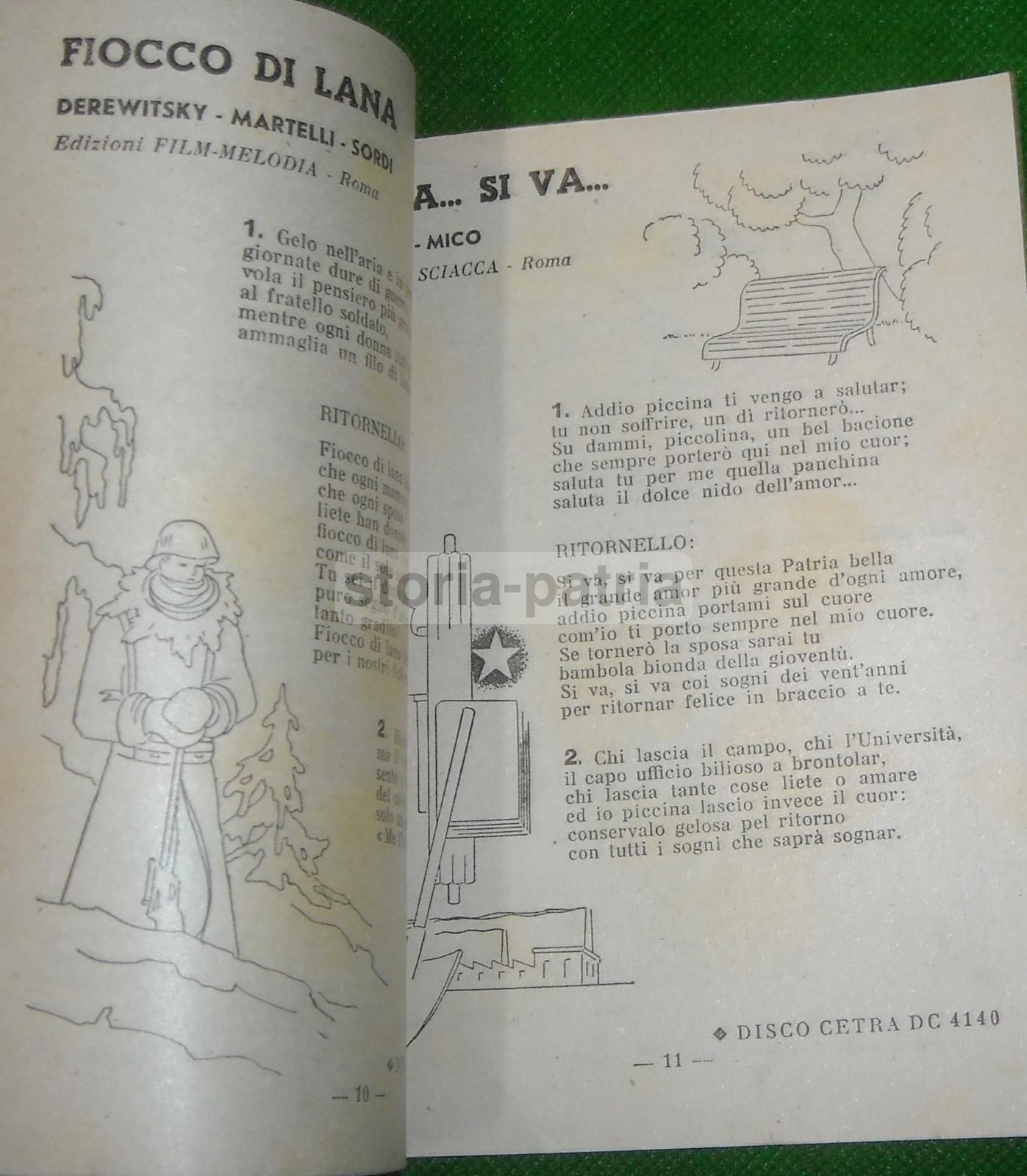 Canzoni Del Tempo Di Guerra, 1942: Rosanina, Vado Vinco E Torno