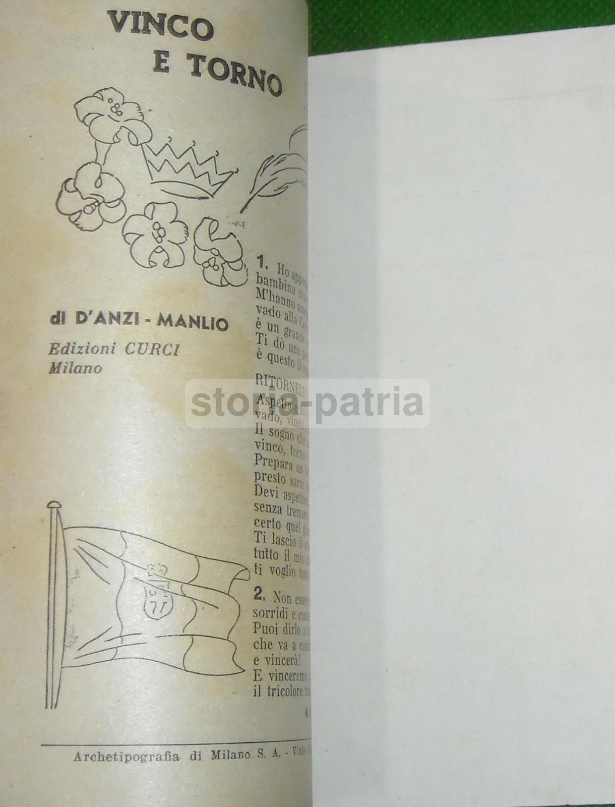 Canzoni Del Tempo Di Guerra, 1942: Rosanina, Vado Vinco E Torno