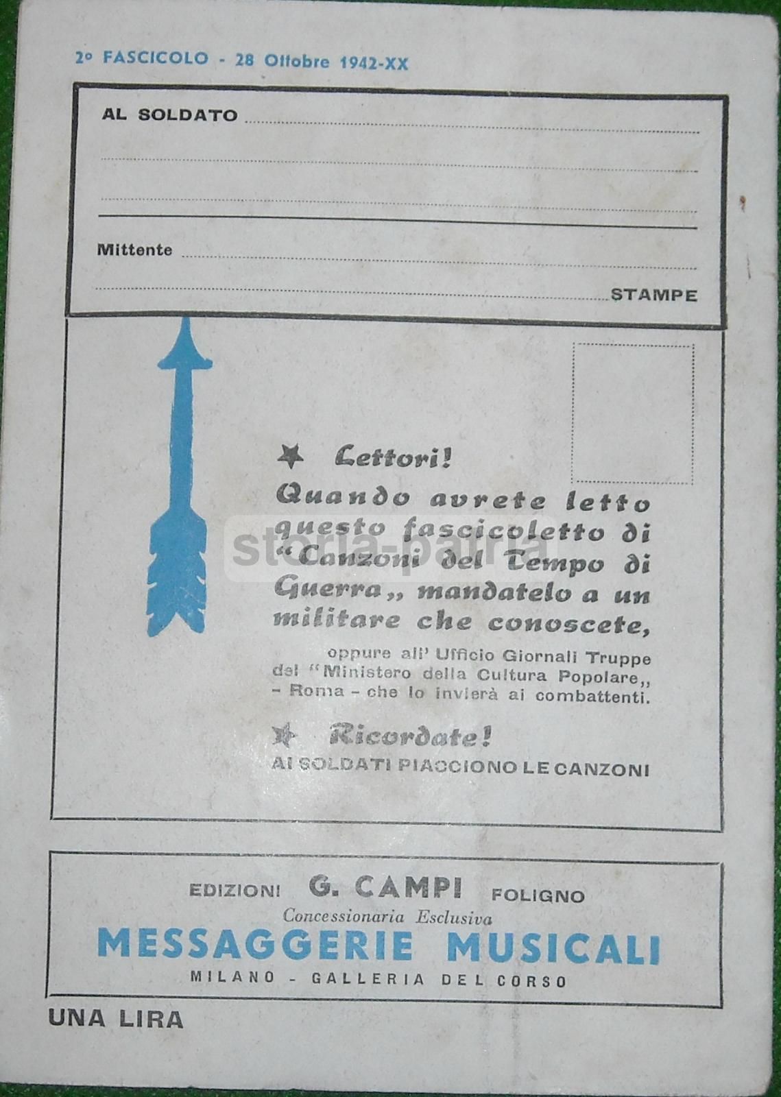 Canzoni Del Tempo Di Guerra, 1942: Rosanina, Vado Vinco E Torno