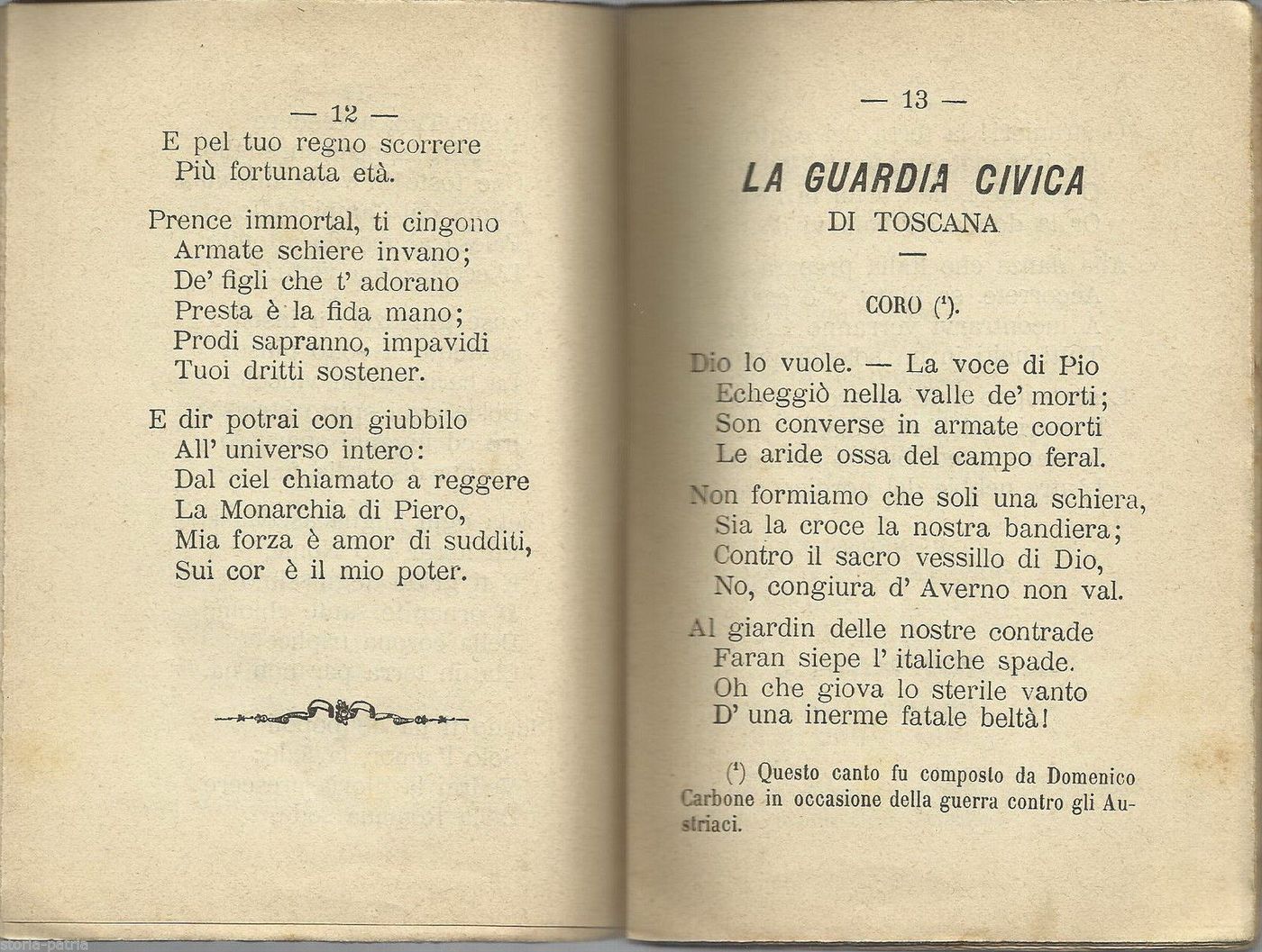 Inni Popolari Nazionali Del Risorgimento 1848 1870 Salani 1895