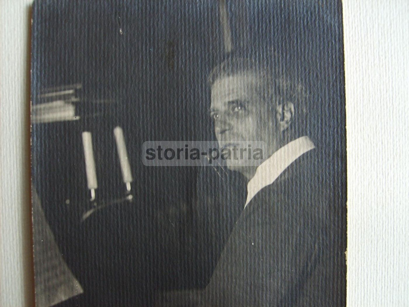 Foto Autografata Pietro Mascagni, Cartolina d'Epoca Del Fotografo Bettini