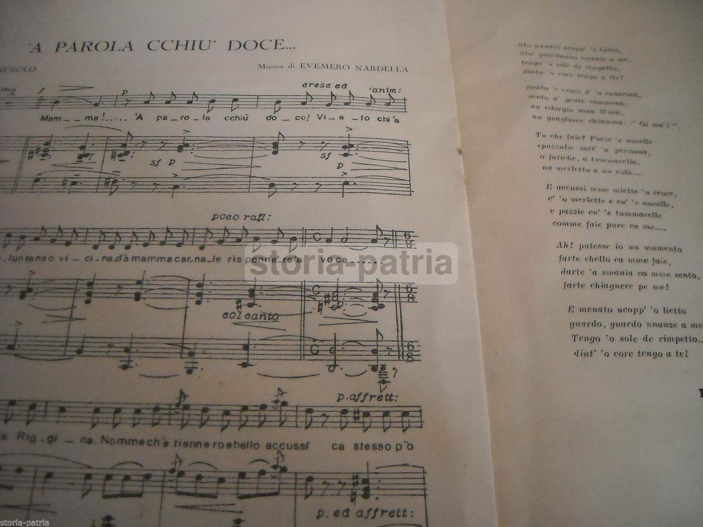 Di Giacomo E Murolo: Rievocazione Di Francesco Cangiullo (Napoli, 1940)