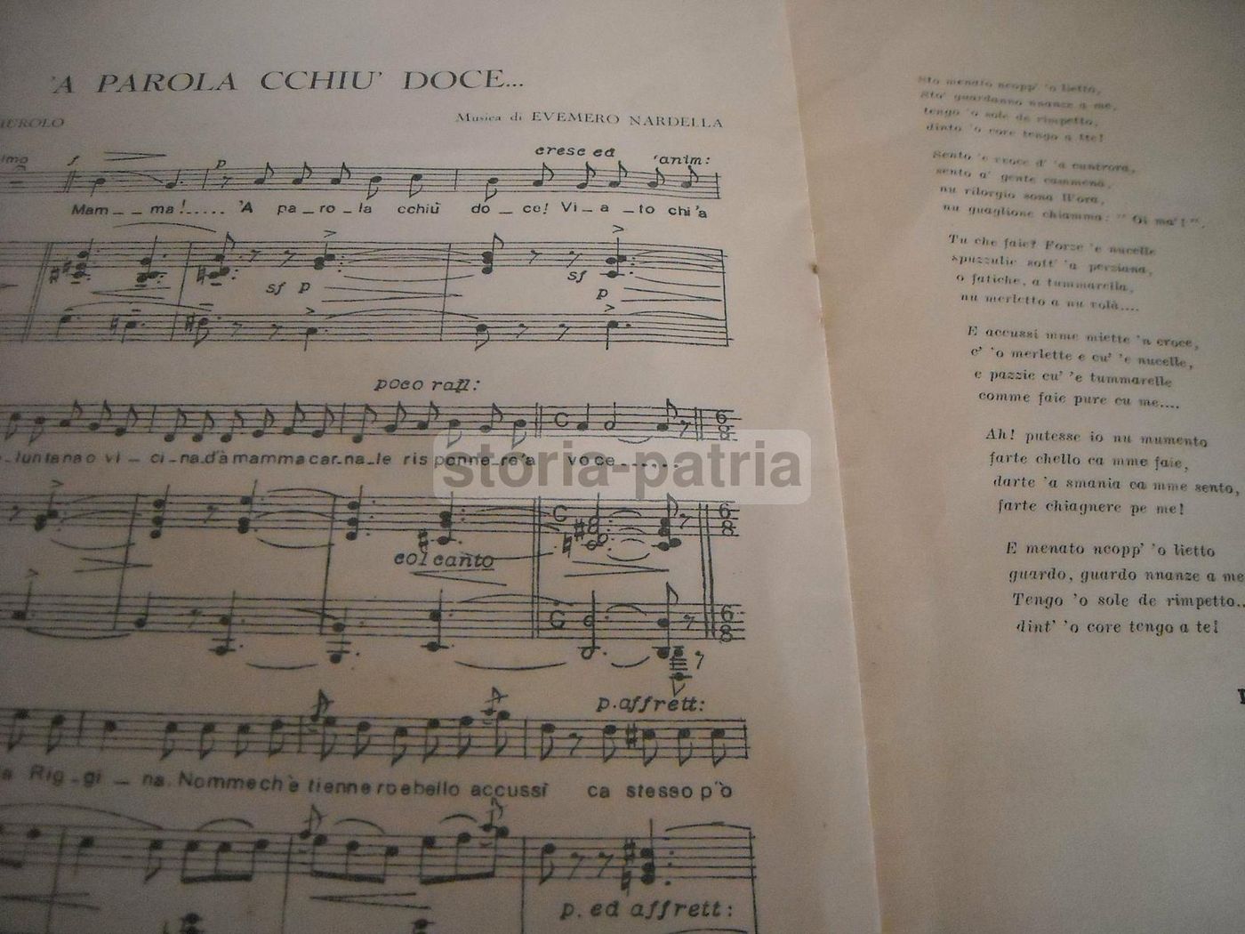Di Giacomo E Murolo: Rievocazione Di Francesco Cangiullo (Napoli, 1940)