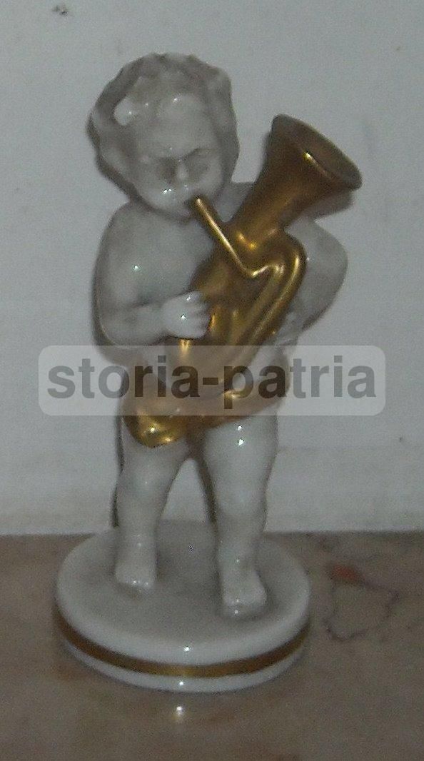 Quattro Sculture In Porcellana Capodimonte: Musicisti Di Un'Orchestra